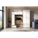 Стол компьютерный NN Мебель (МС Некст 1) Дуб Золотой/Белый